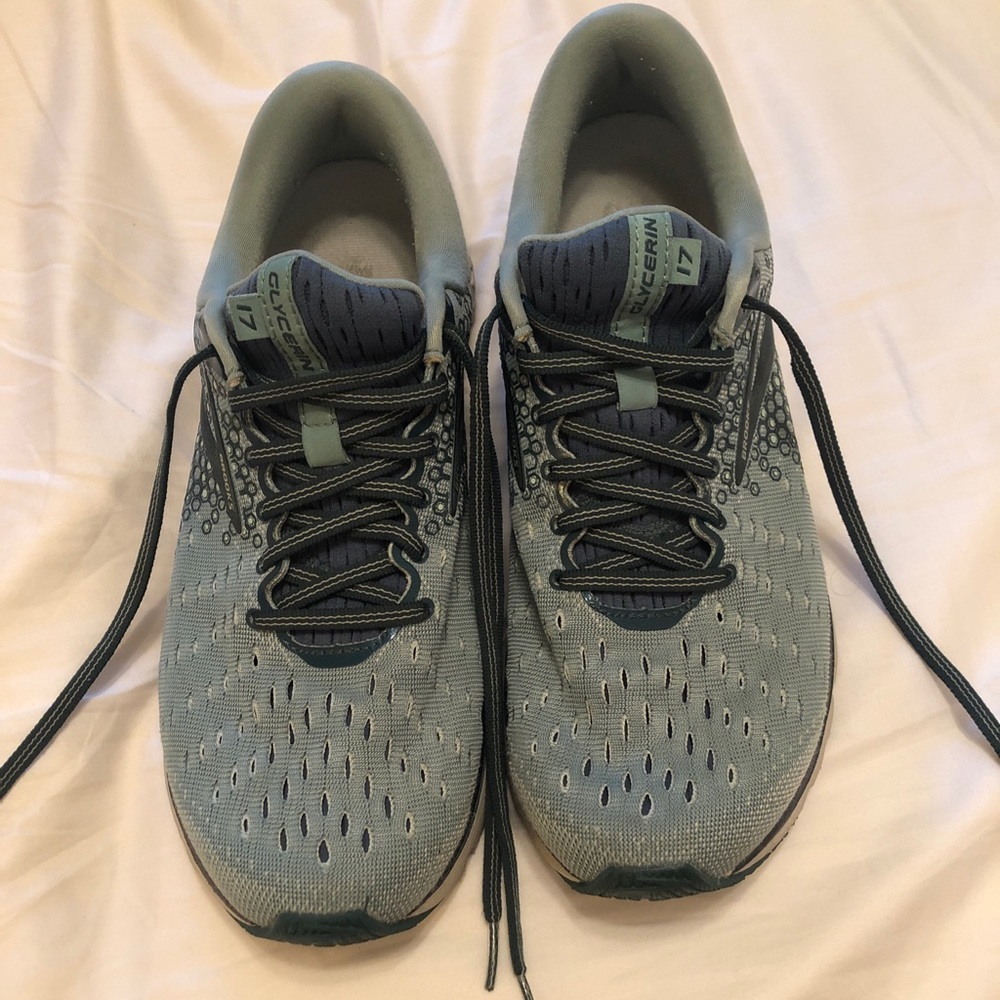 Brooks Glycerin 17 Womens Green Size 11
